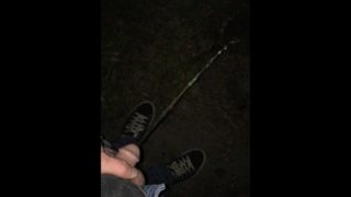 Pissing in my neighbors yard