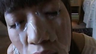 Hot Asian is fantastically POV facialled