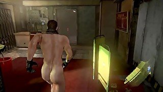 Running Through the CIty Armed and Naked  Resident Evil 6 Nude - Part 01