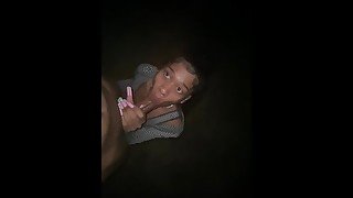 Light skin Thot sucks dick at park