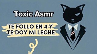 Te follo en 4 y te doy mi leche [ASMR] [Audio erótico]