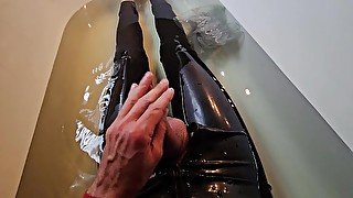 Latex dans le bain