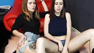 Hot Lesbian Teen Couple Strapon Fucking Webcam