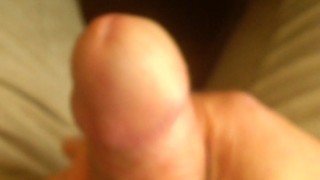 Masturbating my big French cock