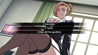 Kunoichi Trainer - Naruto Trainer [v0.21.1] Part 119 Sexy Blonde Secretary Stocking By LoveSkySan69