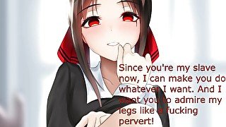 Kaguya showed her true self ~ (Hentai JOI) (Femdom, Feet, Ruined orgasm) (Love Is War)