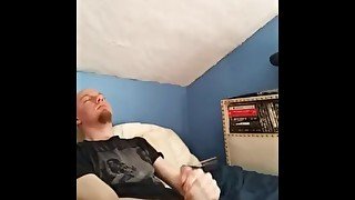 Cute Guy Covers His Shirt in Cum