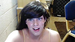 Amateur Tgirl Self Facial Compilation