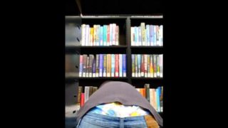 Peeking Diaper In Library 