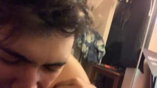 Latino cub sucking thick Latino cock