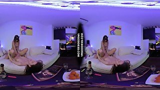 Aesthetic Blue Models Miss Pussycat With Rebeka Ruby Strapon Kama Sutra Romantic Champagne Hot