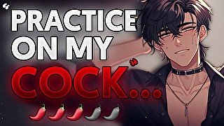 Practicing on Your Bestfriend's Cock  [Male Whimpering & Moaning] [NSFW Audio] [Head] [BF ASMR]