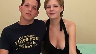 Young couple want to be filmed while they fuck