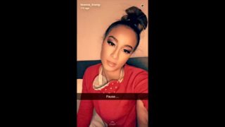 Teanna trump new year snapchat