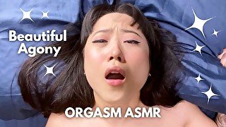 POV Asian Babe has Intense Beautiful Agony Orgasm -ASMR