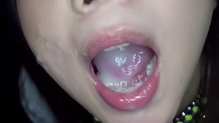 Ayako Kanou blows and gets her mouth filled with cum