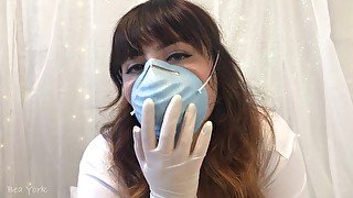 ASMR: Showing off Mask with Latex Gloves