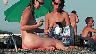 Spy nude beach!