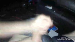 Quick Midnight Orgasm in the Car