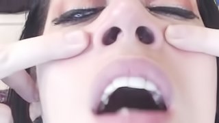 Cum up my fucking nose!