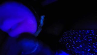 "SUCK DADDY'S COCK WITH YOUR SLUT MOUTH" Nasty Talk with Sexy Moaning Cumshots - Black Light