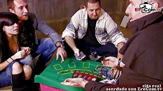 spanish strip poker amateur fuck