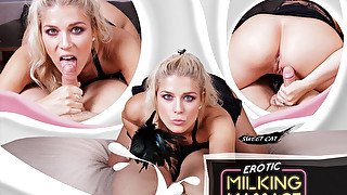 Sweet Cat in Erotic Milking Massage - HoliVR