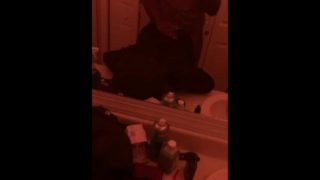 Ebony Thot Wanted Quickie in Bathroom