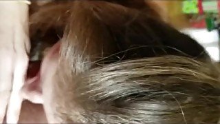 POV blowjob, sucked off random UPS guy, facial and cum shot in my mouth!