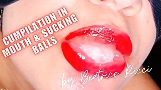 Amazing cumpilation!!! Sloppy, balls deep blowjob. Deepthroat comoilation.