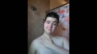 TRANSGENDER FEMALE TO MALE SHOWER TEASE