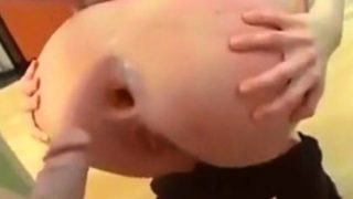 NEXXXT BIG WHITE COCK FUCKS GIRL TOMBOY UP THE ASS DEEP