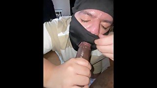 Mexican slut throating BBC Part 2