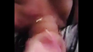 Black tinder date gets cumshot from white cock