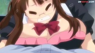 Hentai big titted brunette fuck