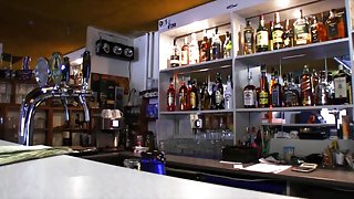 Bartender Lenka pussy pounded for money