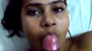 Desi indian young GF blowjob and hard riding.