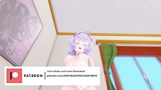 Osana Najimi Komi-san 3D HENTAI ShortClips 3