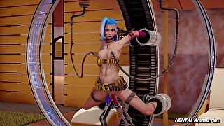 Jinx Arcane Hard Fucked Sex Machine