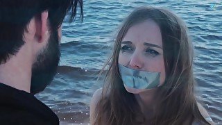 Girl Bound And Gagged With Bikini