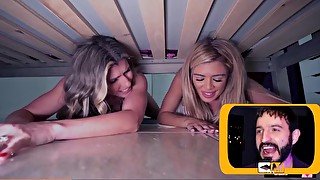 Cory Chase and Vivianne DeSilvain in Fucking Step Mom and Step Aunt Stuck under the Bed (REACTION)