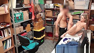 teen 18+ Emma Hixx caught shoplifting and getting her punishment