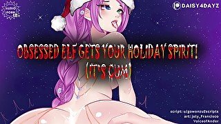 Cum-Obsessed Elf Drains Your Cock for Christmas [Yandere] [Crazy Horny] [Agressive Fsub]   AUDIO