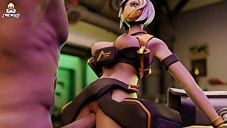 Hush Sex -Fortnite Hentai 3D FULL HD 60 FPS