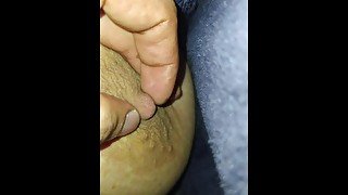 Fucking big tits under the blanket, it got so hot we took it off and she started riding the big dick