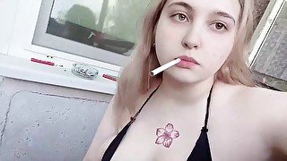 Smoking after masturbation