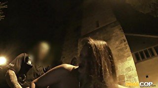 Eva in The Graveyard Shift : Halloween anal sex special - FakeCop