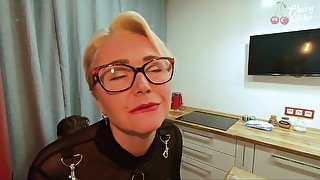 Blonde With Glasses Fucked In The Ass O - Cherry Aleksa