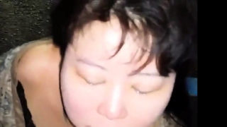 Amateur Chubby Asian MILF gets anotherr facial