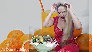 Food Porn In Financial Domination Style - Sex Movies Featuring Findom Goaldigger